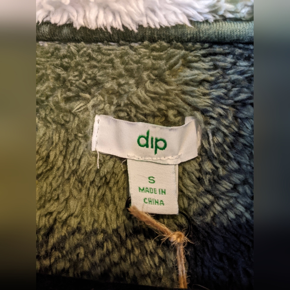 NWOT Dip sweater jacket/ Sherpa - Picture 4 of 7